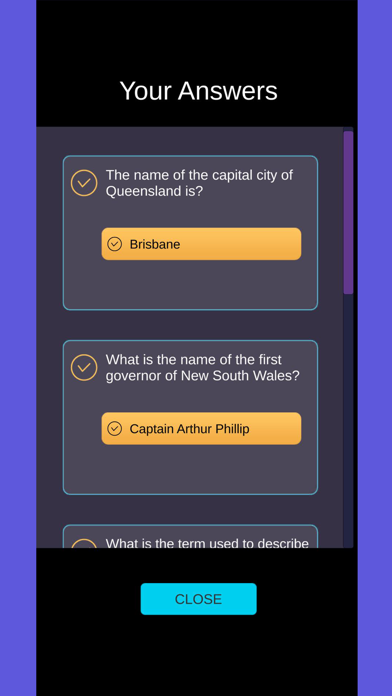 Australia Citizenship PrepTest Screenshot
