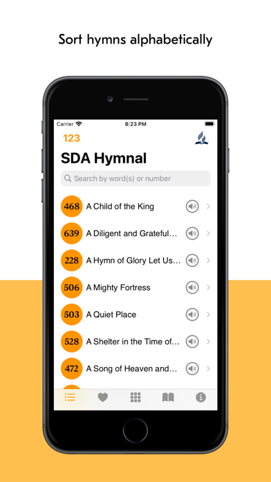 SDA Hymns Screenshot