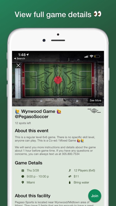 Plei | Pick Up Soccer Screenshot