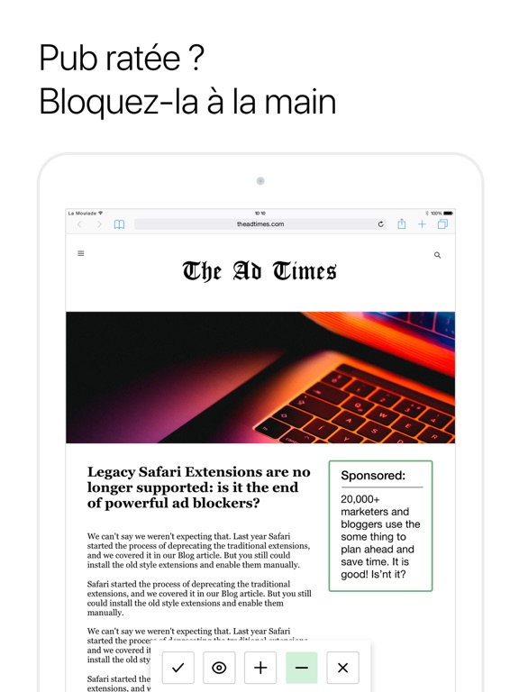 Screenshot #6 pour AdGuard — adblock pour Safari