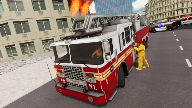 Fire Truck Game 911 Emergency screenshot-5