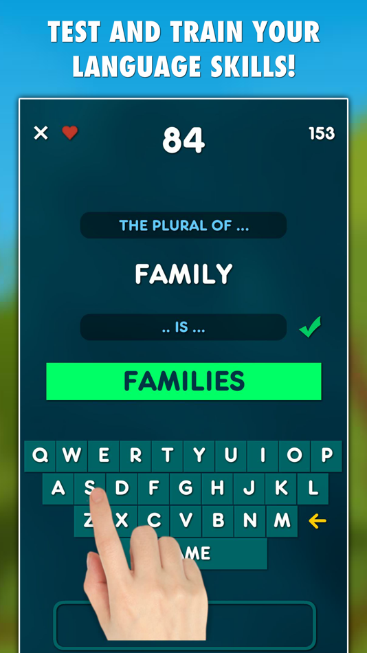 Plurals & Singulars Test - 4.0 - (iOS)