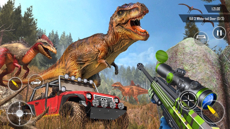 Wild Animal Dino Hunting Games