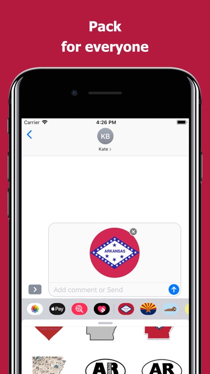 Arkansas emoji - USA stickers screenshot-3
