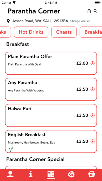 Parantha Corner Screenshot