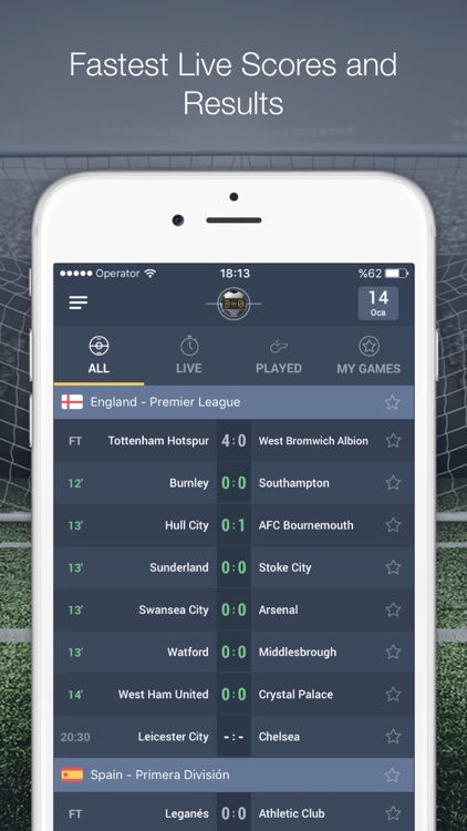 Super Score App livescores by Webron Software LTD