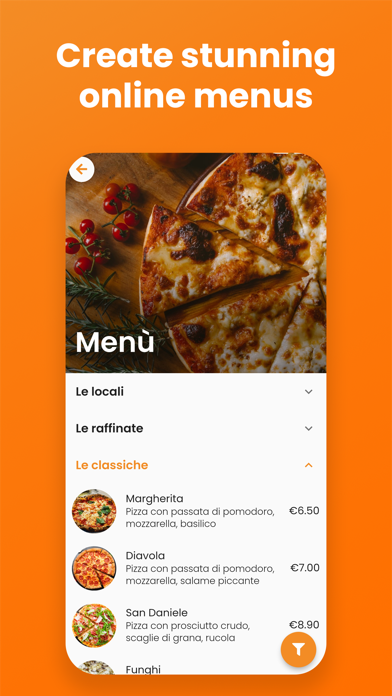 EgoMenu: stunning online menus Screenshot