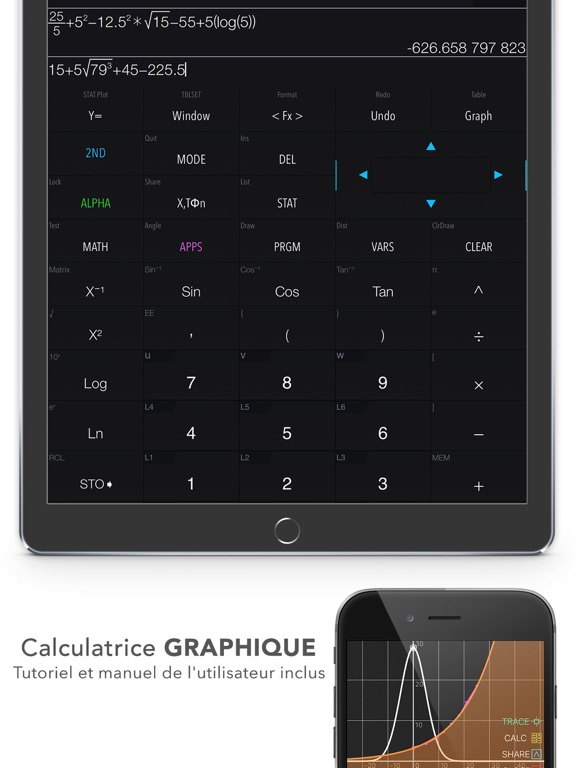 Screenshot #4 pour Graphing Calculator FR