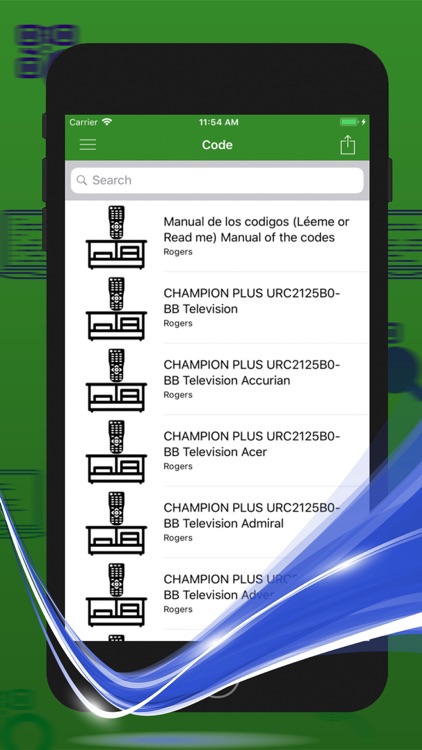 Code Remote Control For Rogers