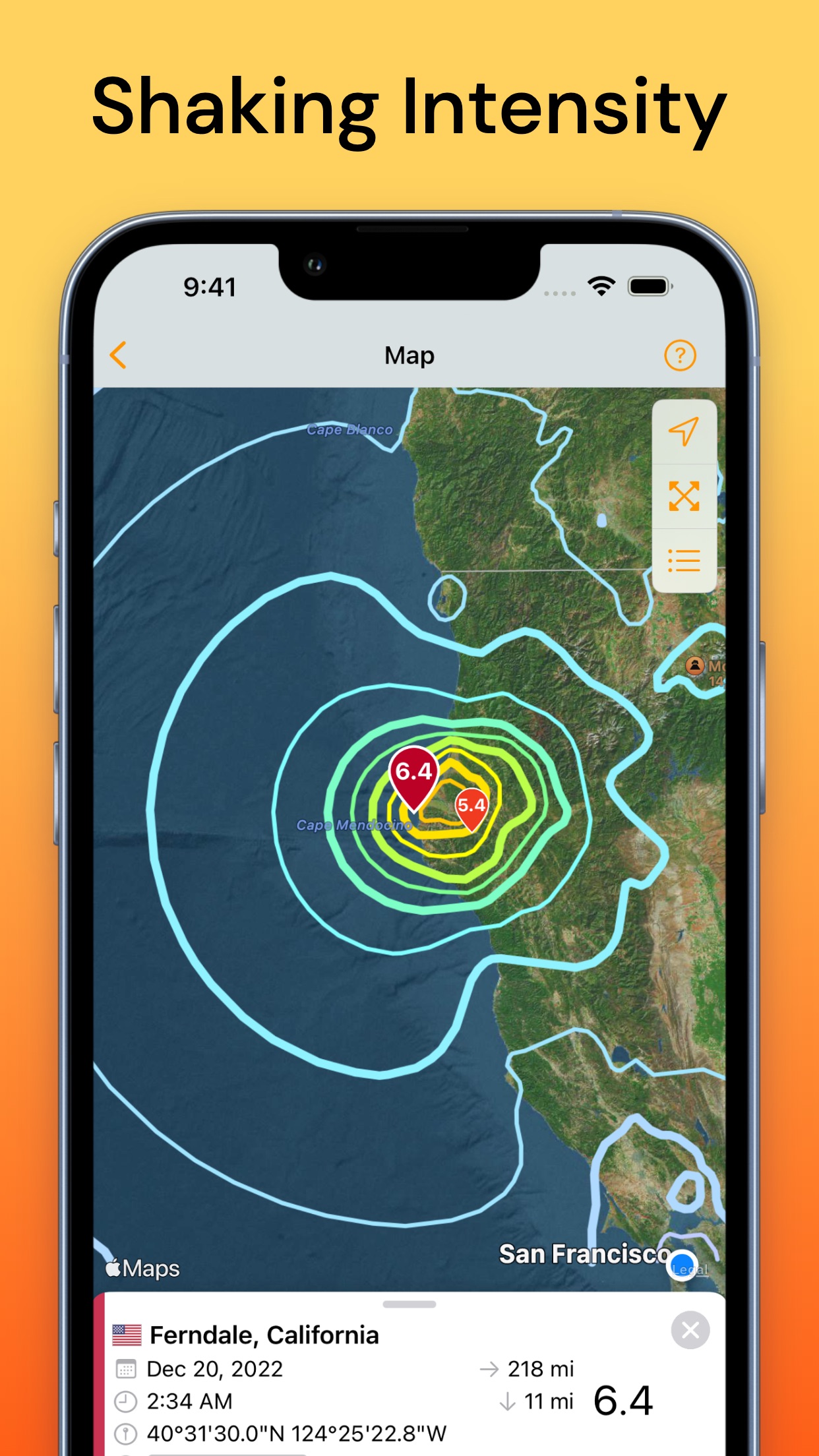QuakeFeed Earthquake Alerts screenshot 6