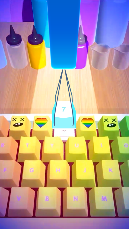 #1. DIY Keyboard 3D (iOS) By: Crazy Labs