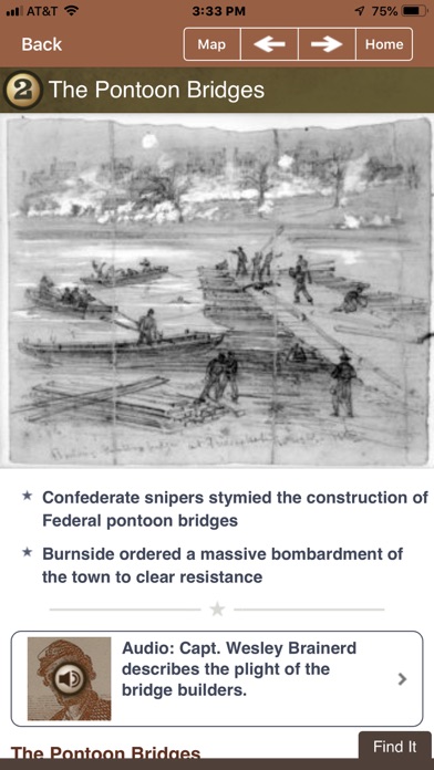 Fredericksburg Battle App Screenshot