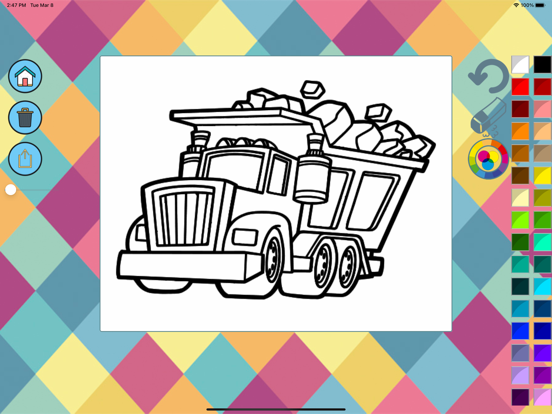 Screenshot #6 pour Voitures coloriage livre pour