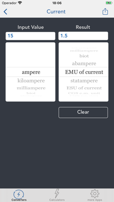 Electrical Converter Screenshot