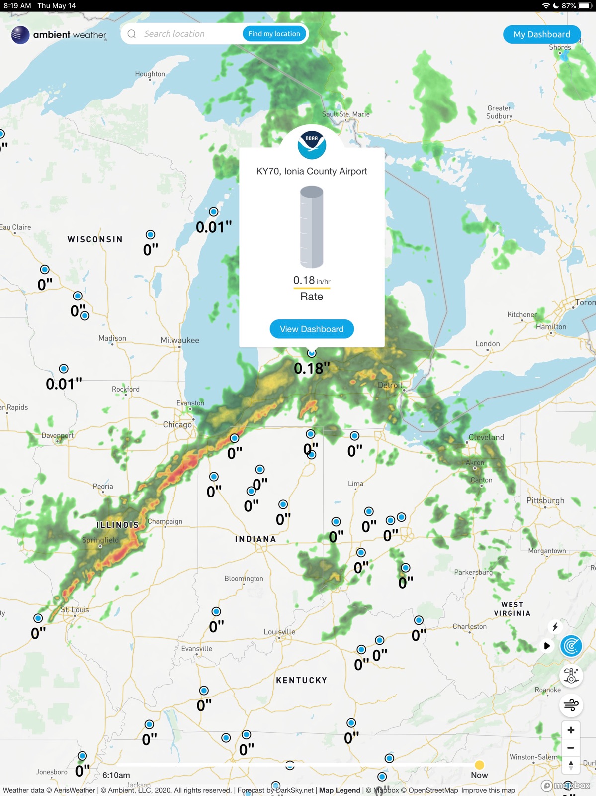 Ambient Weather Network ipad screenshot 1