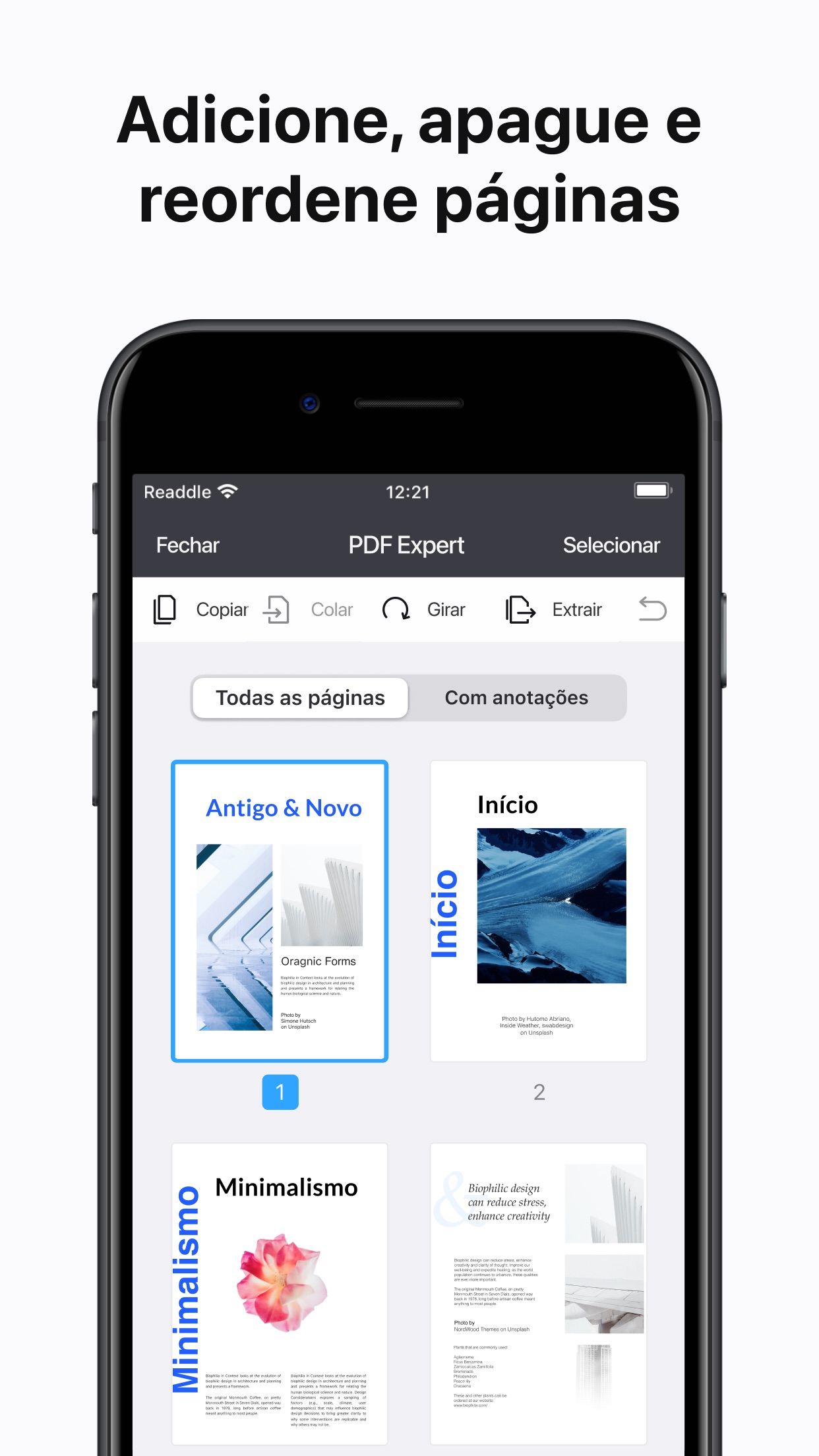 Screenshot do app PDF Expert - Editor e Leitor