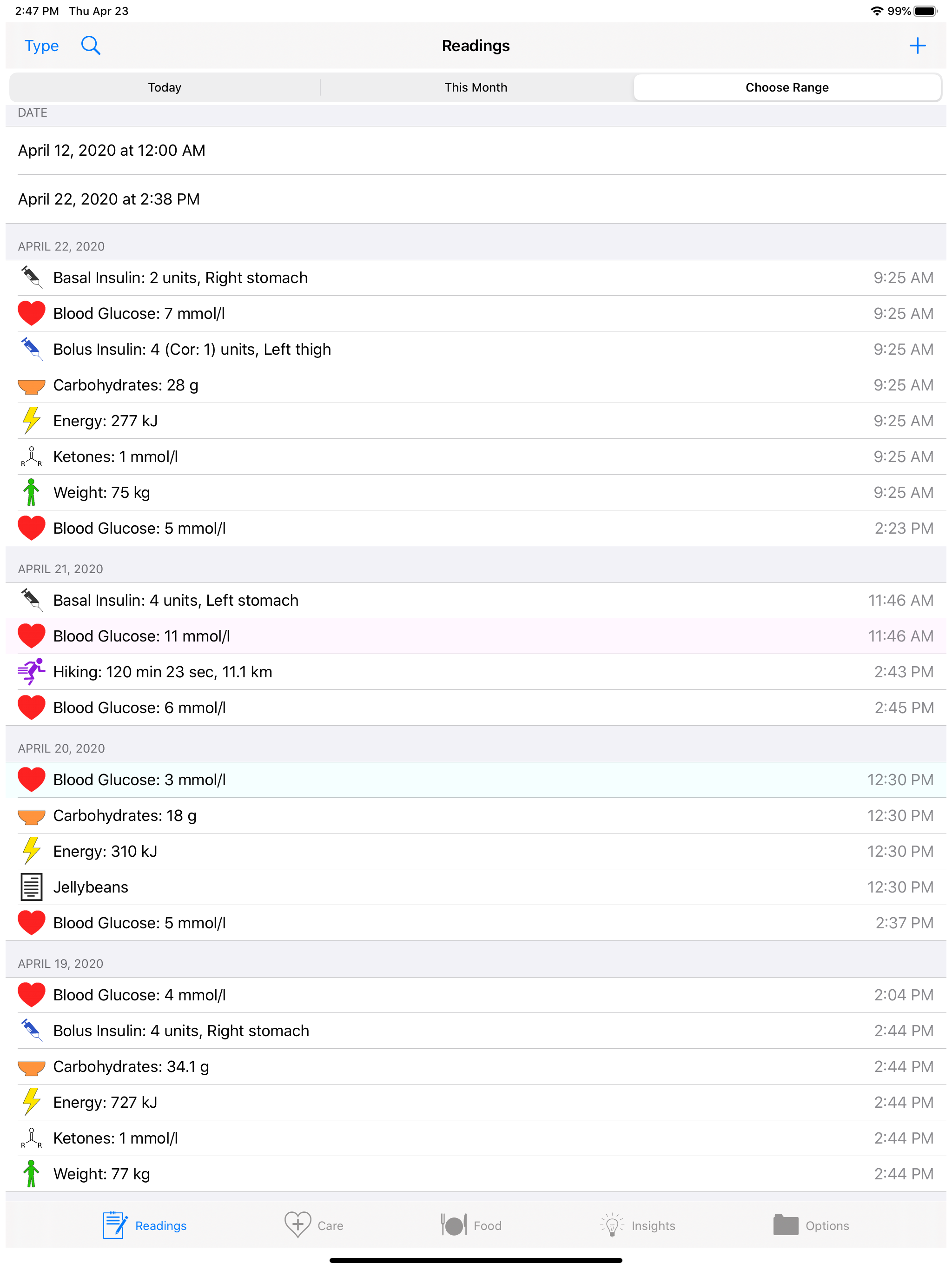 HealthGear - Diabetes