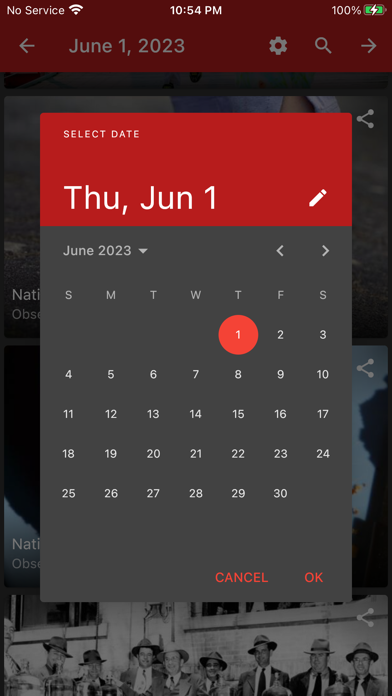 Checkiday - Holiday Calendar Screenshot