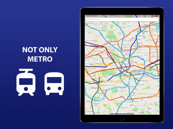 公共交通機関の地図ロンドンのおすすめ画像2