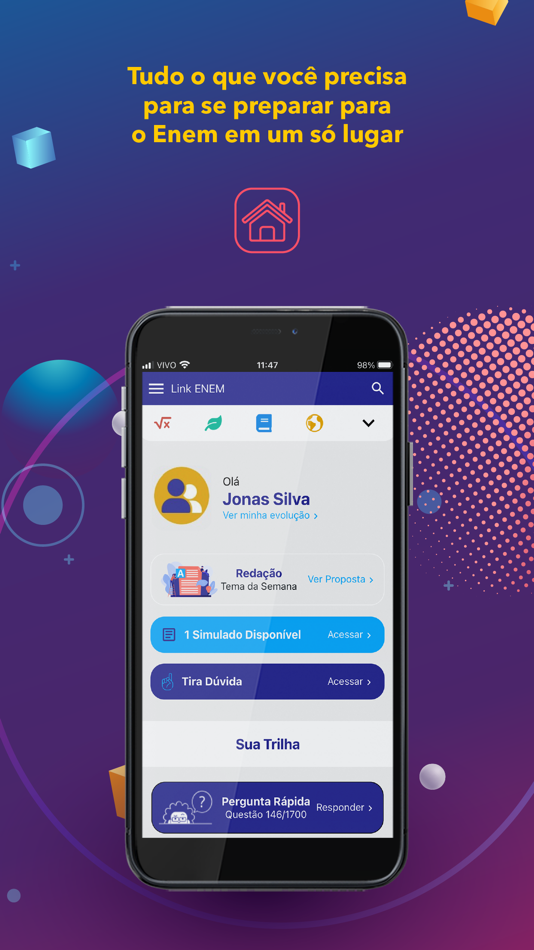 #1. Link Enem (iOS) By: Grupo Educacional ETAPA