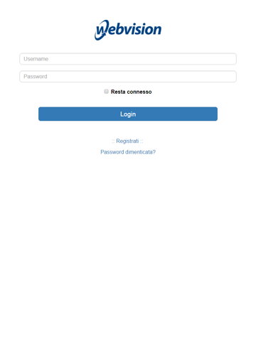 WebVision iPad screenshot
