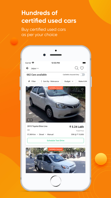 CarDekho Screenshot