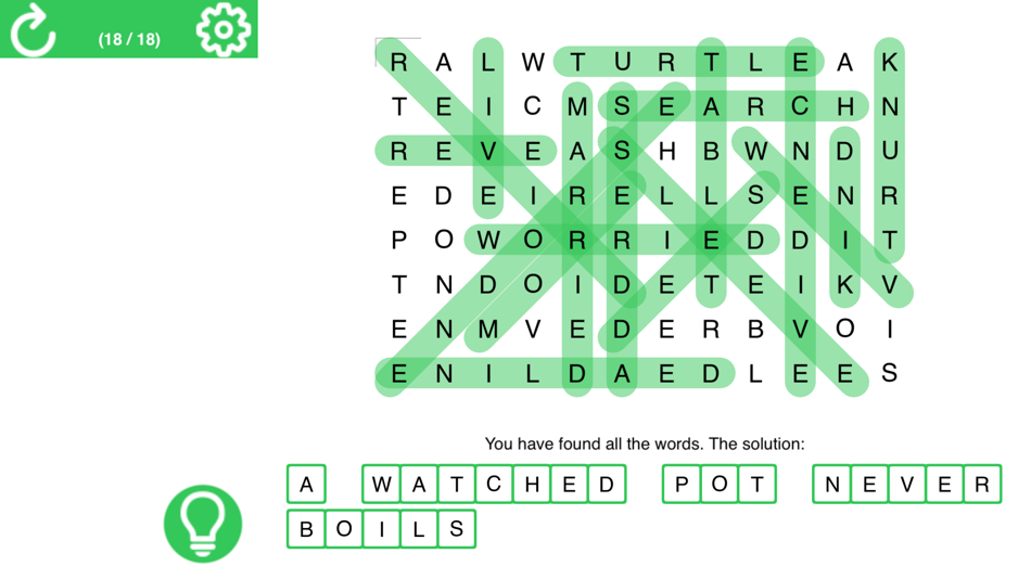 #6. WordsSoup - Word Search Puzzle (iOS) 由: EasyM BV