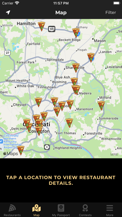 Cincinnati Pizza Week Screenshot