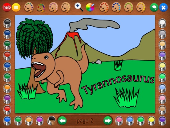 Screenshot #5 pour More Dinosaurs Coloring Book