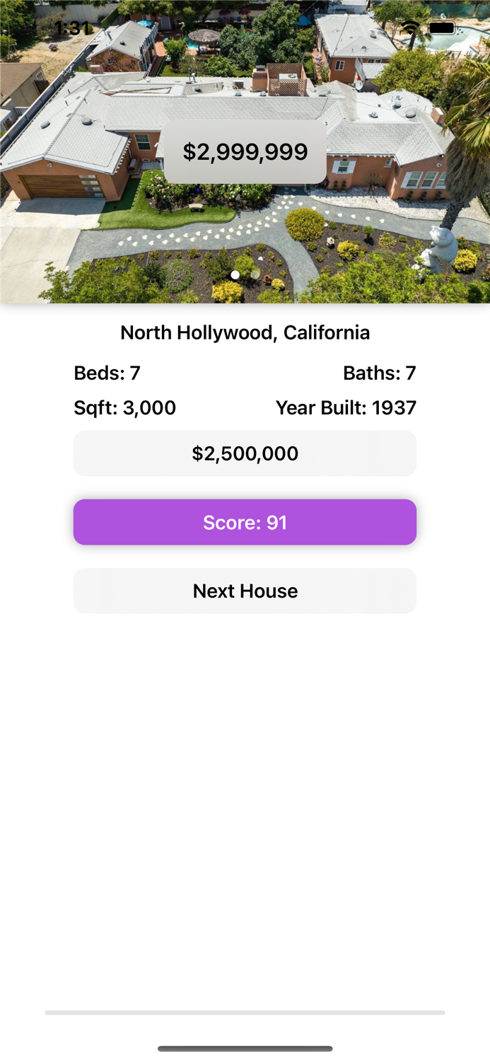 HousePricer Guessing Game