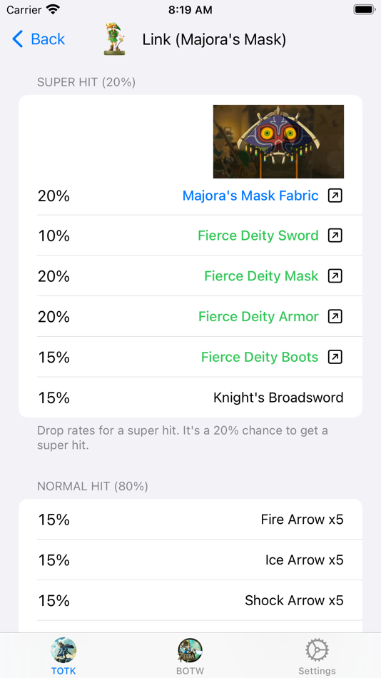 #2. Amiibo Guide – TOTK, BOTW, EOW (iOS) 来自: Actowise LLC