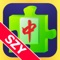 This is an addictive puzzle game using Mahjong tiles