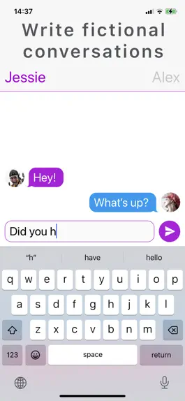 Game screenshot TextingStory Chat Story Maker apk