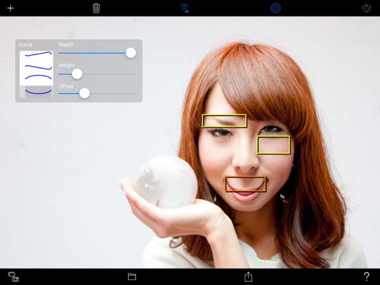 Comic Faces Camera iPad screenshot