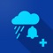 Rain Alarm Pro reliably warns you of rain or snow approaching your location using push notifications