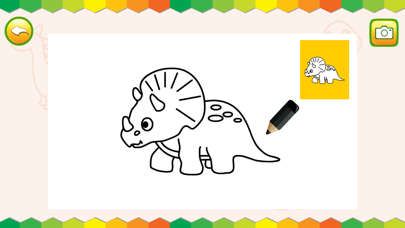 儿童画画游戏-恐龙学画画简笔画涂鸦涂色のおすすめ画像4