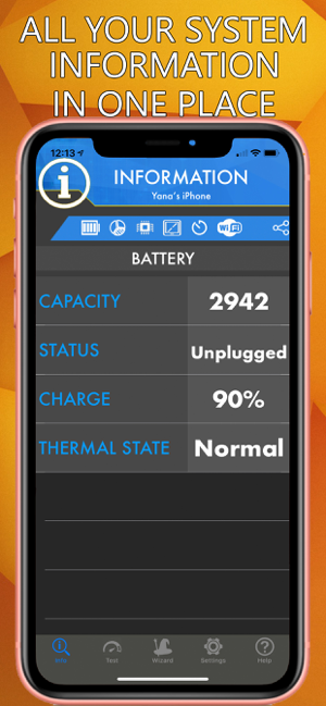 ‎Ampere - battery charge info Screenshot