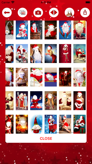 Christmas Face and Stickers Screenshot