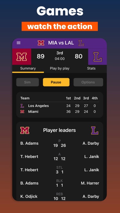 Basketball Legacy Manager 22 Screenshot