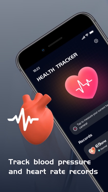 Health Tracker:Heartrate&BP