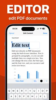 pdf editor ® iphone screenshot 2