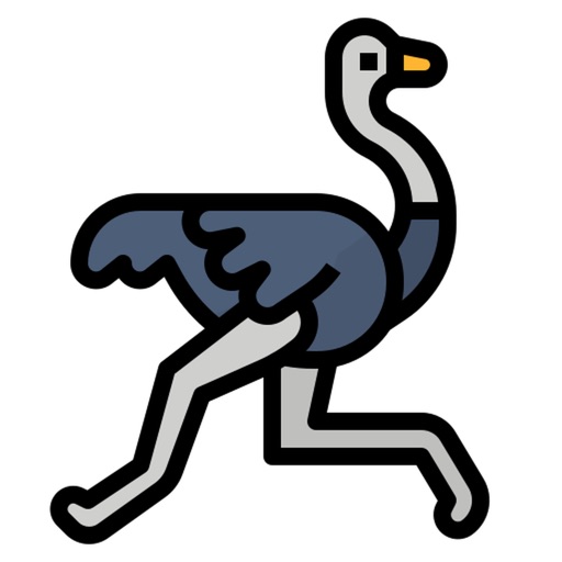 Ostrich Stickers iOS App