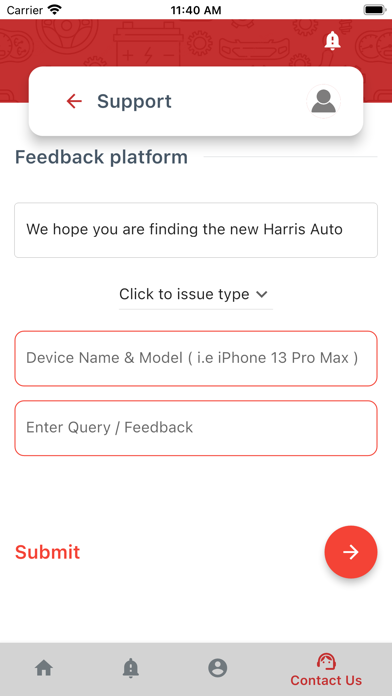 Harris Auto Screenshot