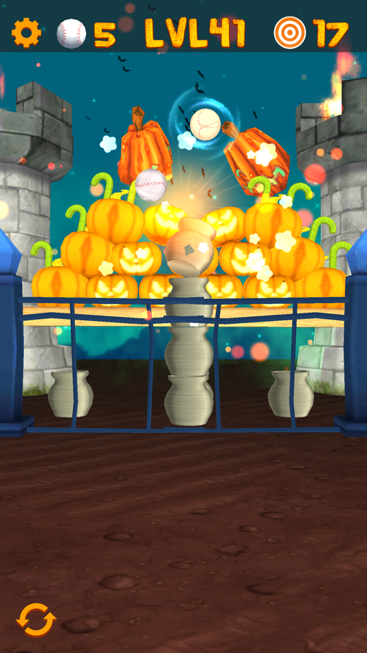 #5. Swipe & Knockdown Pumpkins 2 (iOS) De: F Permadi