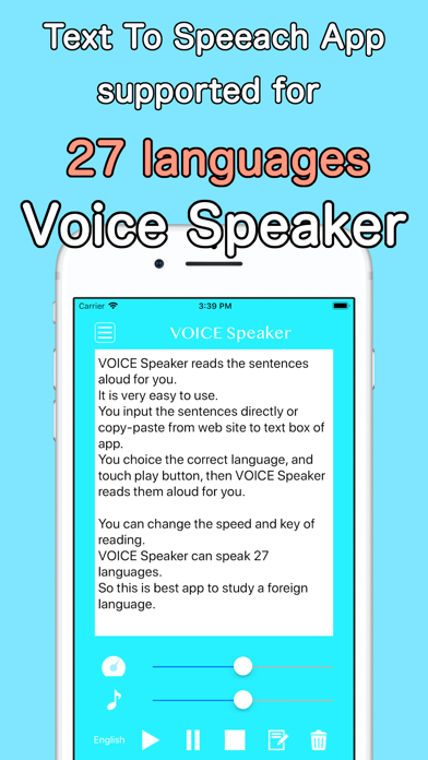 Screenshot #1 pour VOICE Speaker