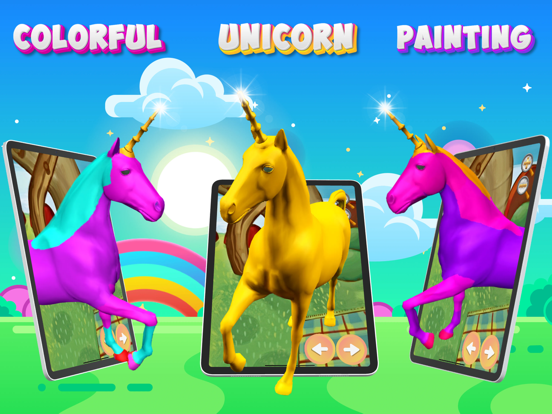 Screenshot #5 pour UNICORN 3D - Jeux de coloriage