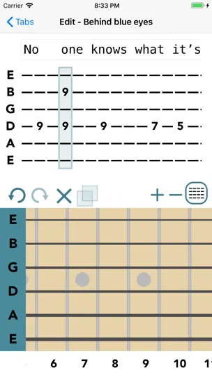 Скриншот Guitar Tab Maker на iPhone 1