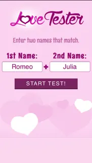 love tester partner match game iphone bildschirmfoto 4
