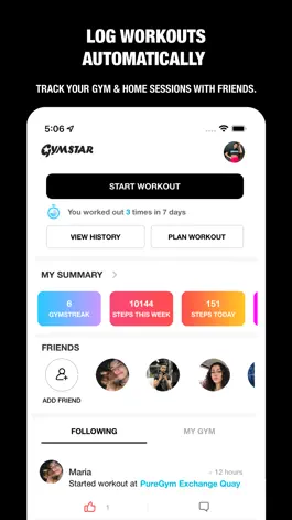 Game screenshot Gymstar:  My Gym Buddy apk