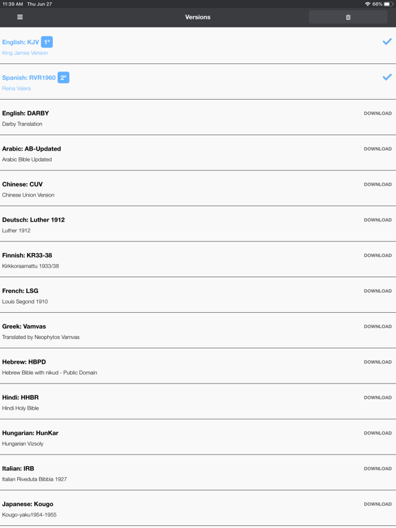 Bilingual Bible Now iPad screenshot 5 - Book app